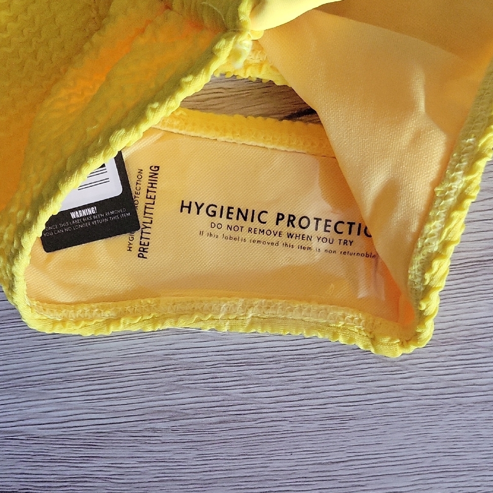 Vibrant Yellow Textured Bikini Bottom - Picture 2 of 3